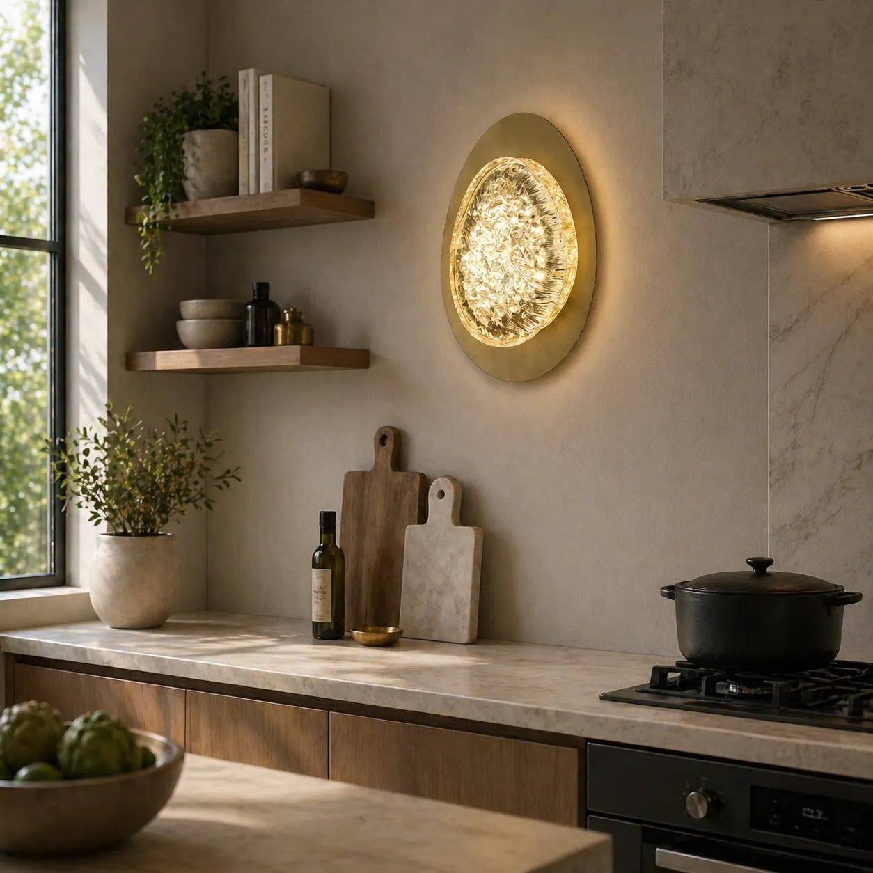 Alessandro Design Gem aplica LED aurie 3000-6000K