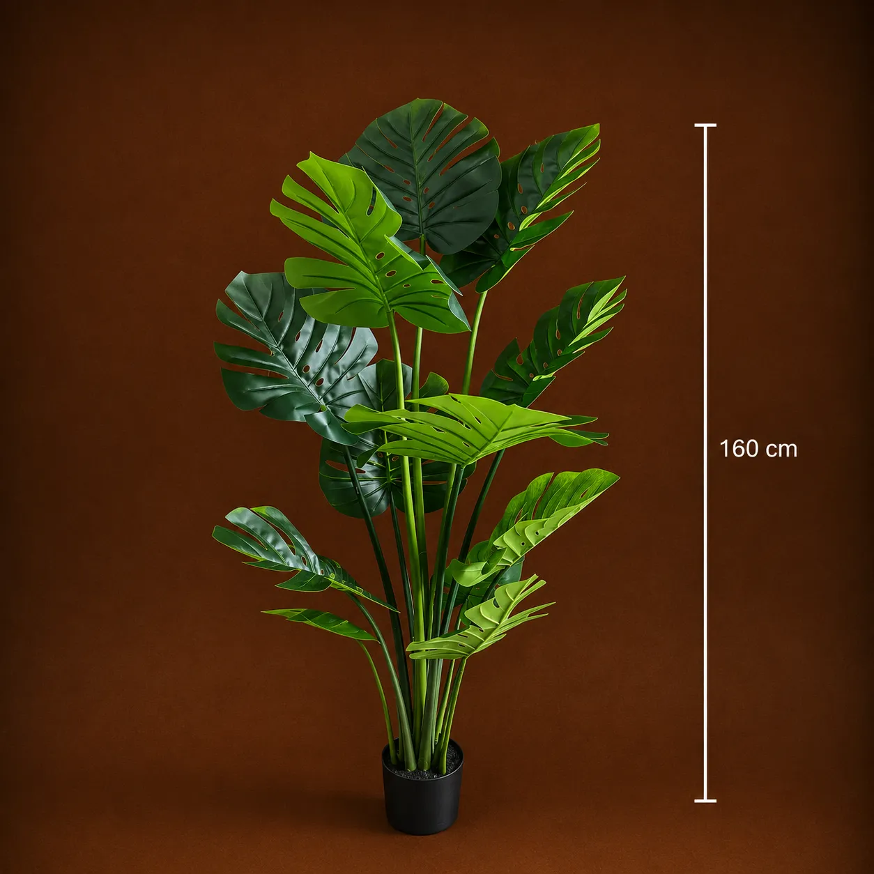 Alessandro Design Monstera Deliciosa planta artificiala verde 160cm