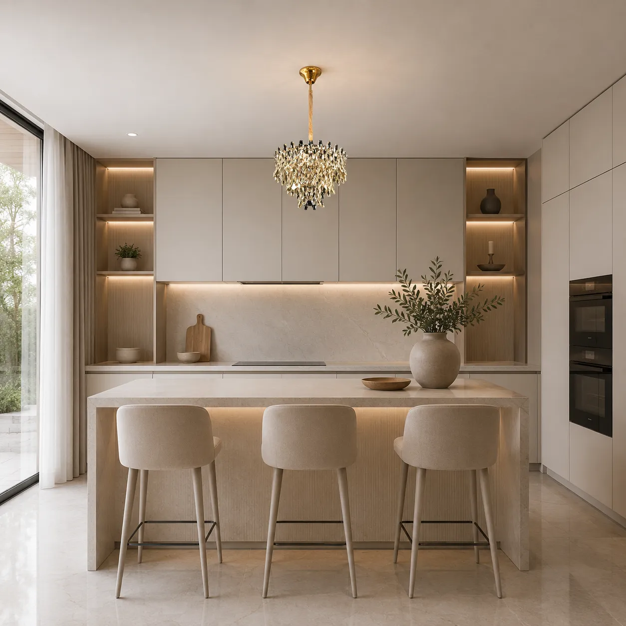 Alessandro Design KRAN candelabru cristal 6xE14 auriu