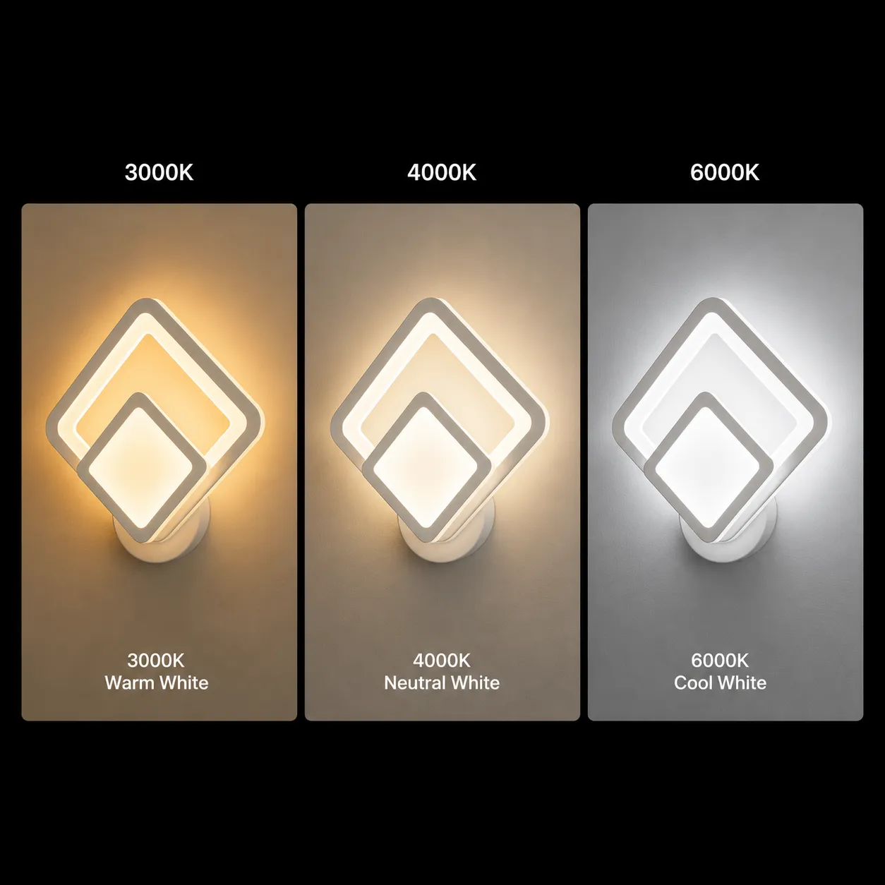 Alessandro Design Shani 23W aplica perete LED alba 3 culori