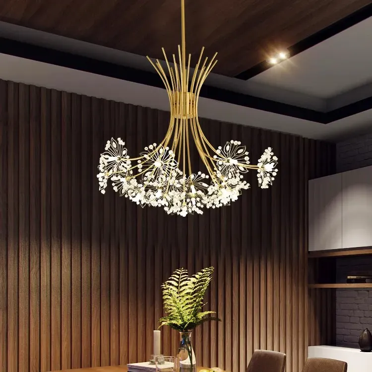 Alessandro Design Petito candelabru cristal 12xG4 auriu 52cm
