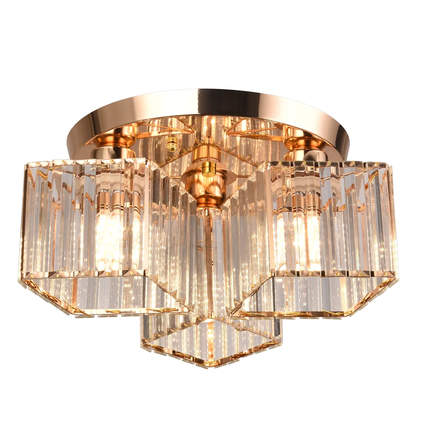Alessandro Design Sasha LC117/3GD lustra 3xE27 aurie cristal