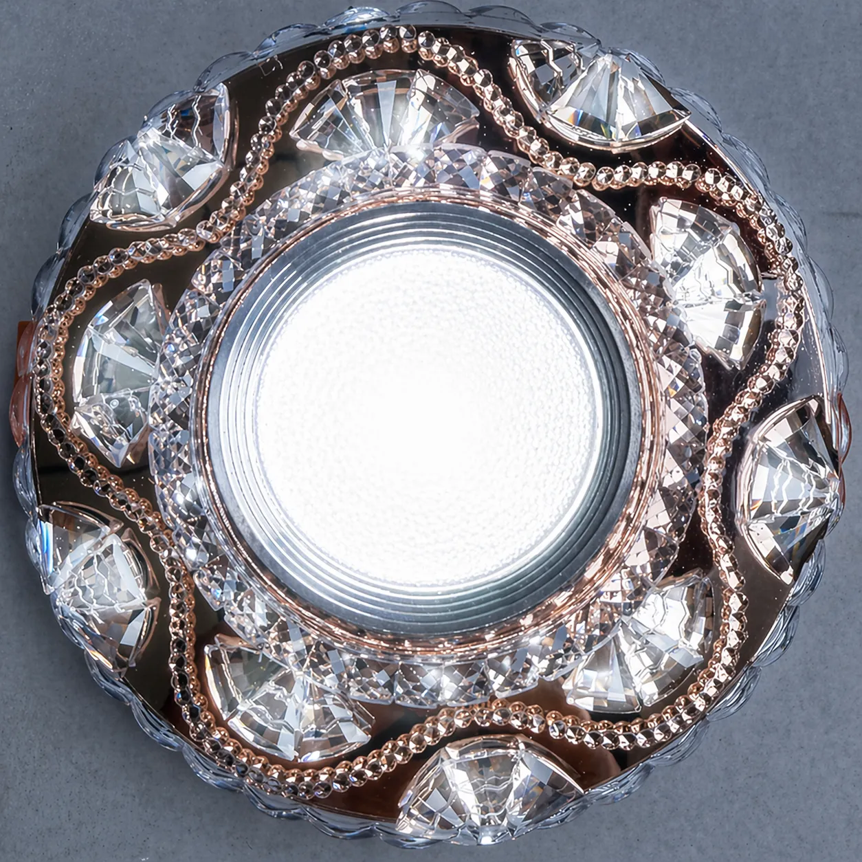 Alessandro Design Orbita 5W spot LED rotund bronz antic