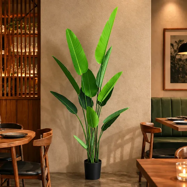 Alessandro Design Strelitzia plantă artificială 220cm