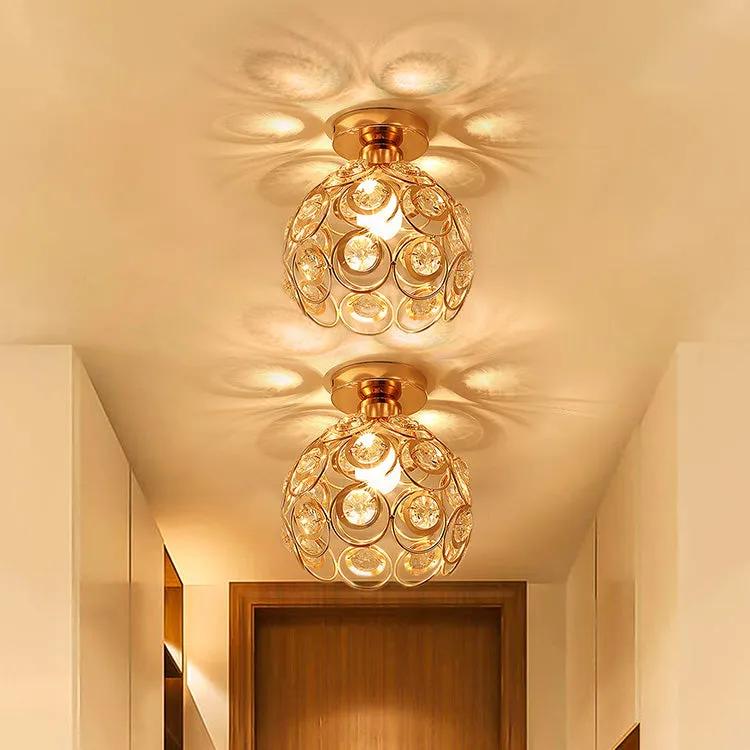 Alessandro Design Vera lustra 1xE27 aurie cristal