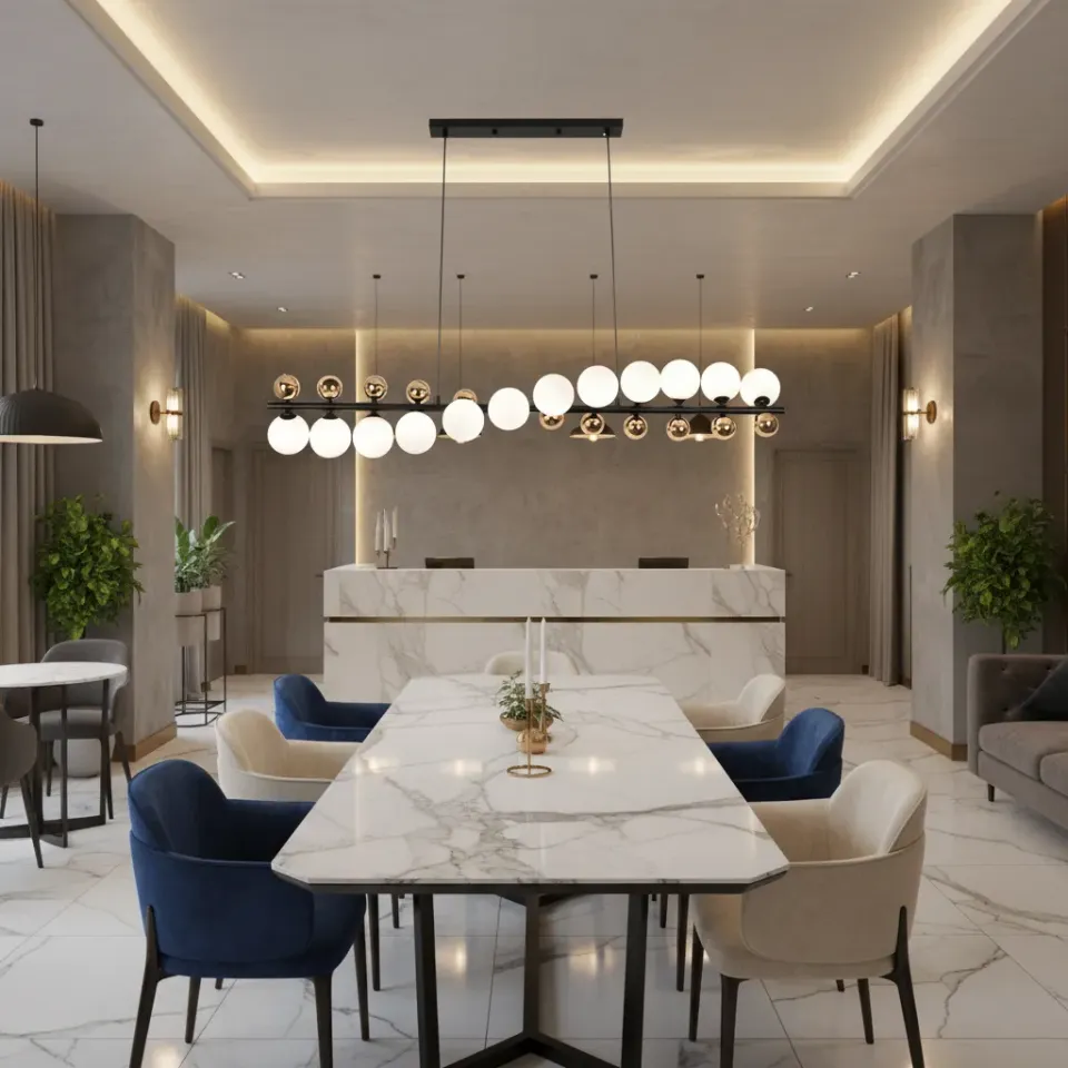 Alessandro Design Lineo Grande lustra aurie D120cm 12xG9