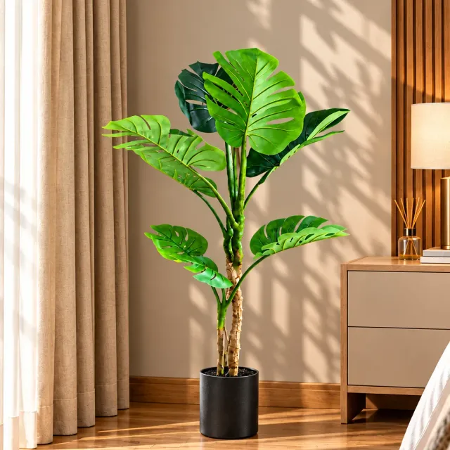 Alessandro Design Monstera planta artificiala verde 140cm