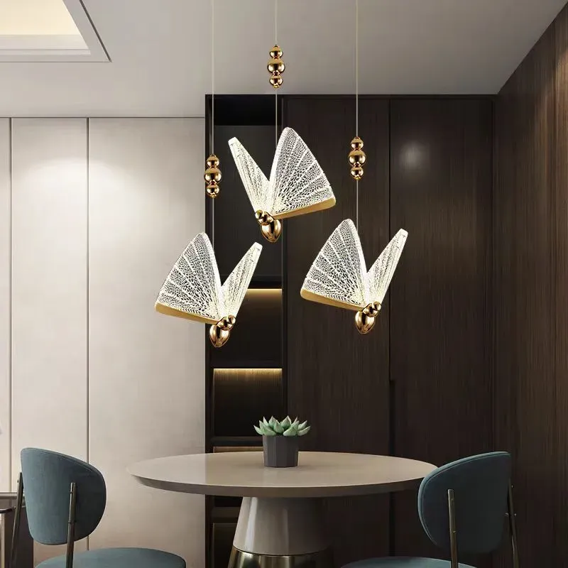 Alessandro Design Butterfly lustra LED 9W aurie 3000-6000K