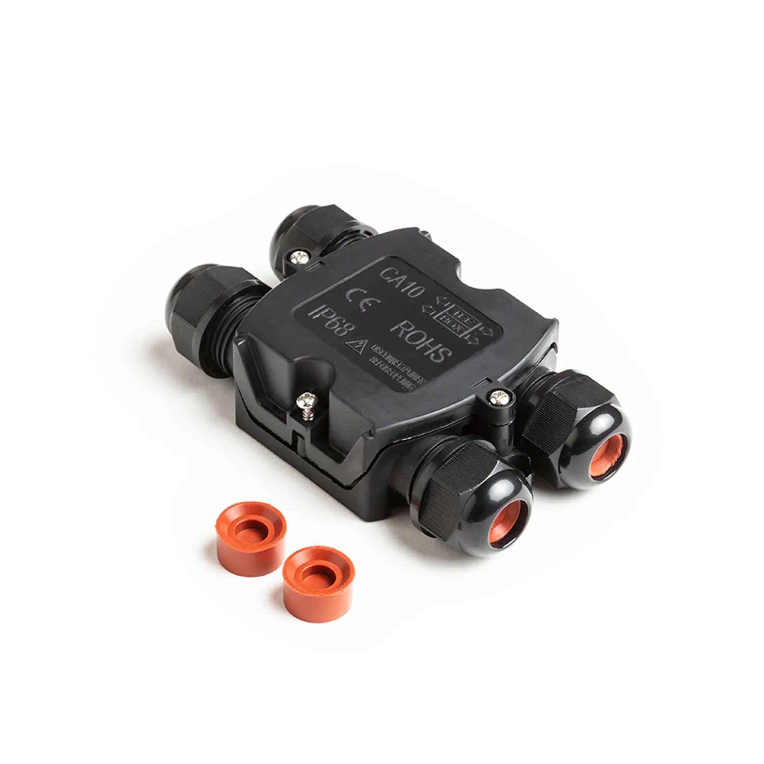 Rendl doza conexiuni IP68 neagra 2x1,5