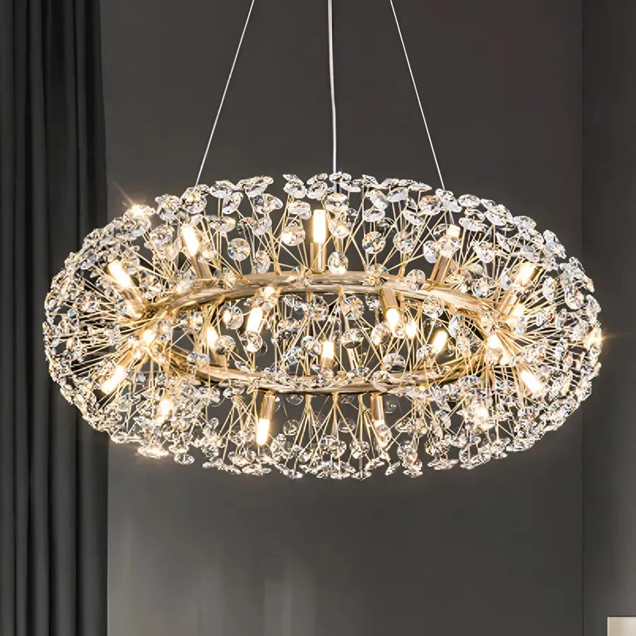 Alessandro Design KHUJAND candelabru cristal auriu 12xG9