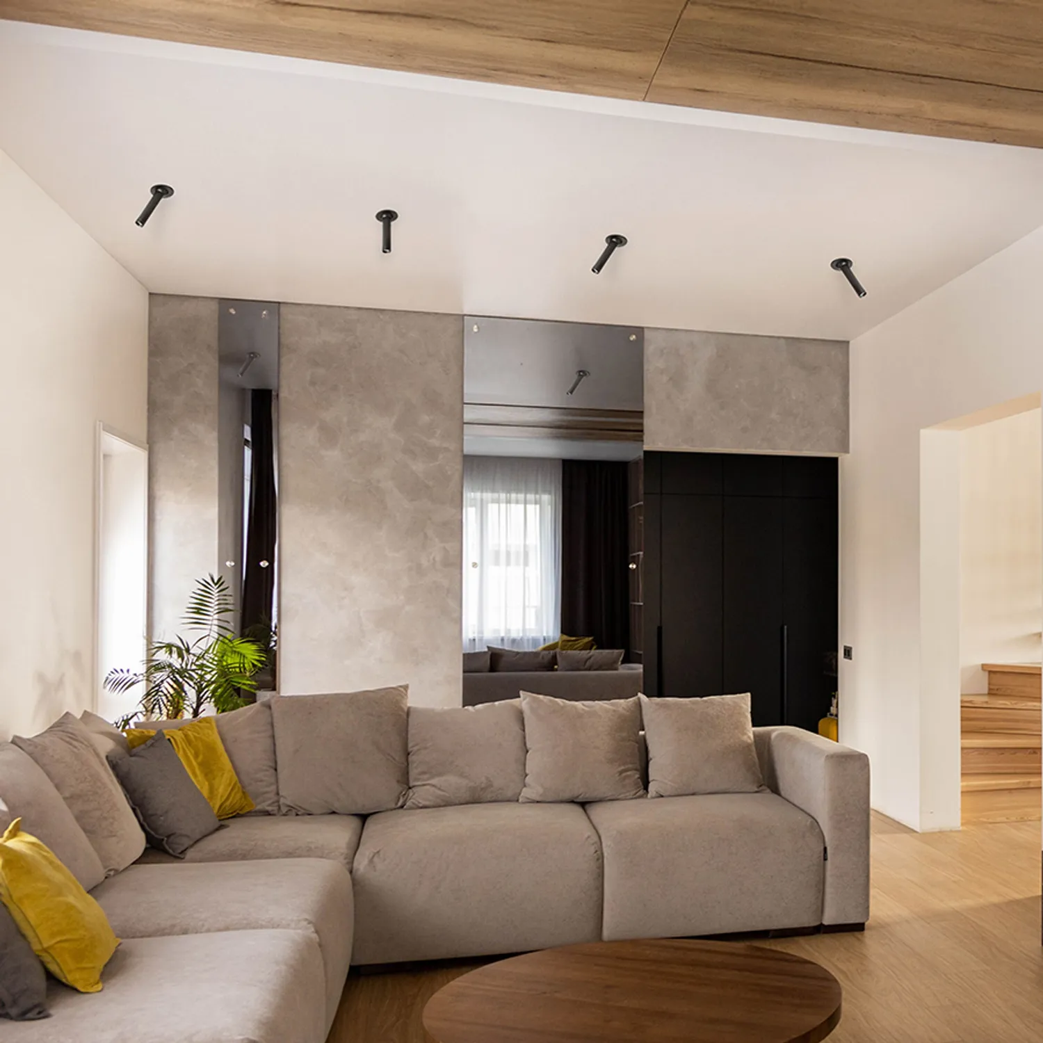 Rendl Lumis 11 spot incastrat negru orientabil