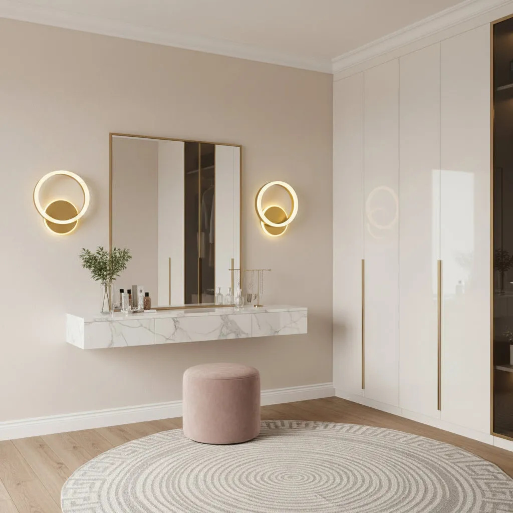 Alessandro Design Dario aplica LED 33W aurie telecomanda