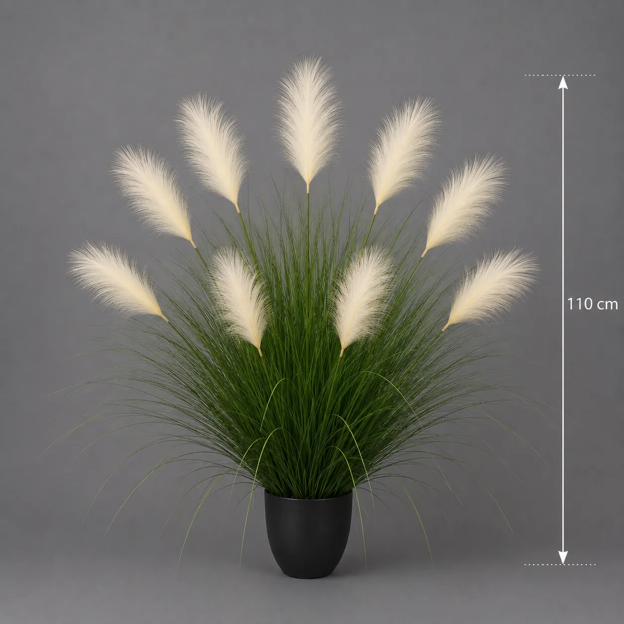 Alessandro Design iarba artificiala 110cm 9 tije verde-alb
