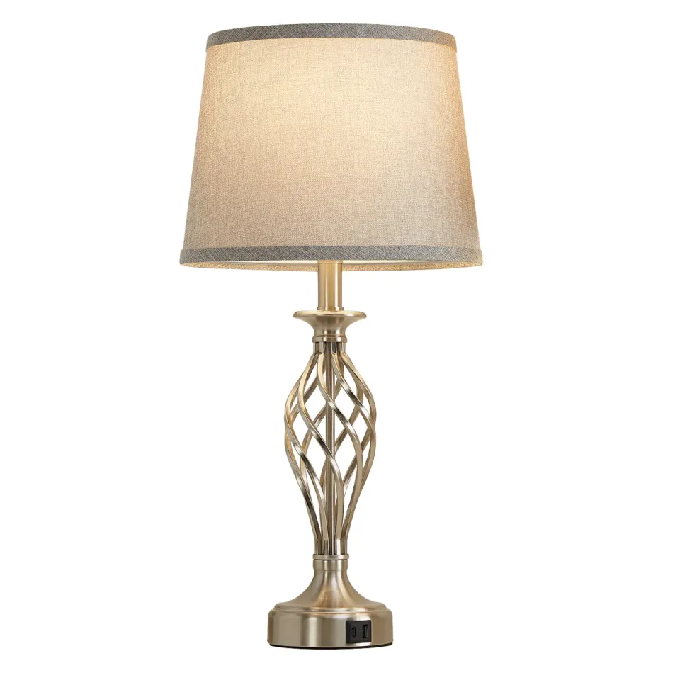 Alessandro Design VZ212WH veioza E27 alb-aurie