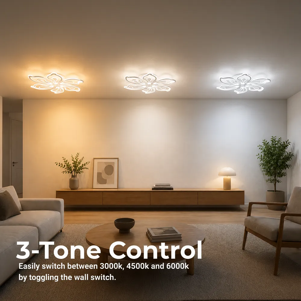 Alessandro Design Gloriosa lustra LED alba 95W 5 petale