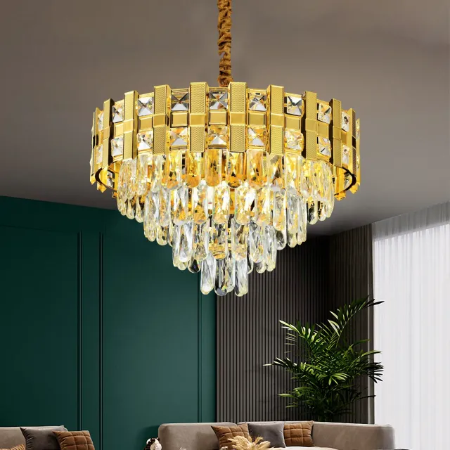 Alessandro Design Bran Elegance candelabru 8xE14 auriu 50cm
