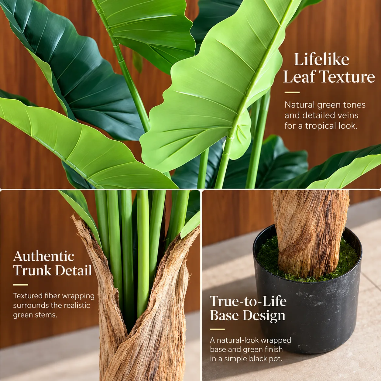 Alessandro Design Alocasia plantă artificială verde 170cm