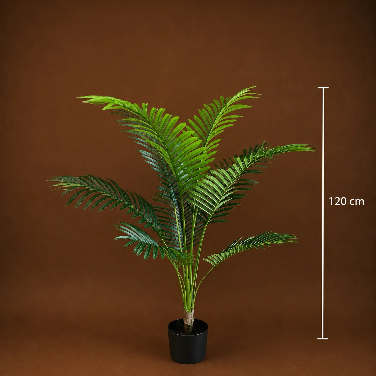 Alessandro Design Kentia Planta Artificiala 120 cm Verde Ghiveci
