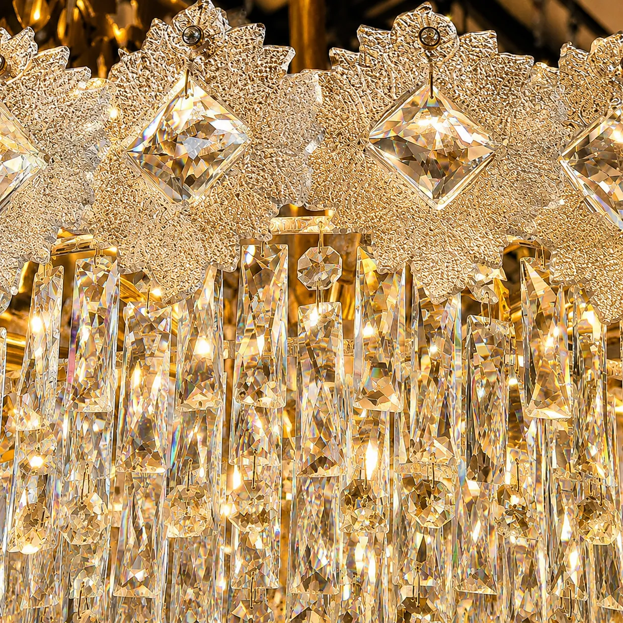 Alessandro Design FLEUR candelabru cristal 5xE14 auriu
