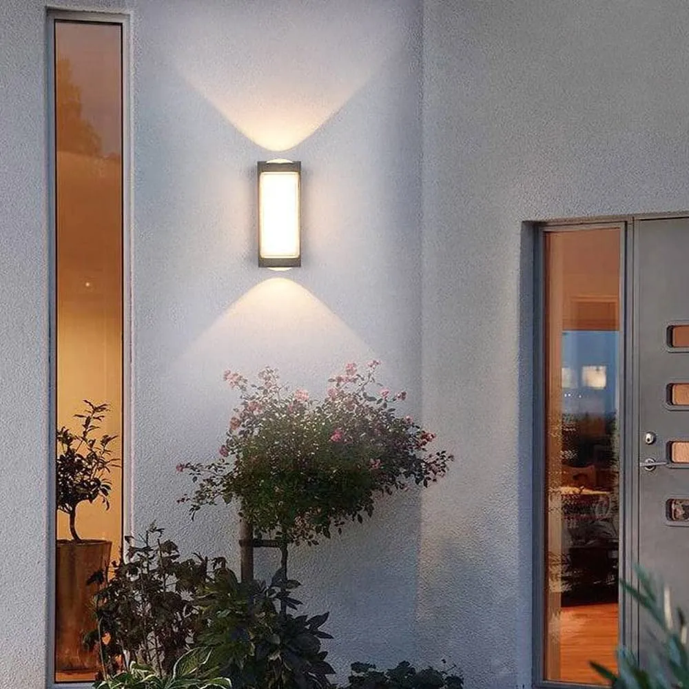 Alessandro Design AX217 aplica perete LED 2x10W neagra exterior
