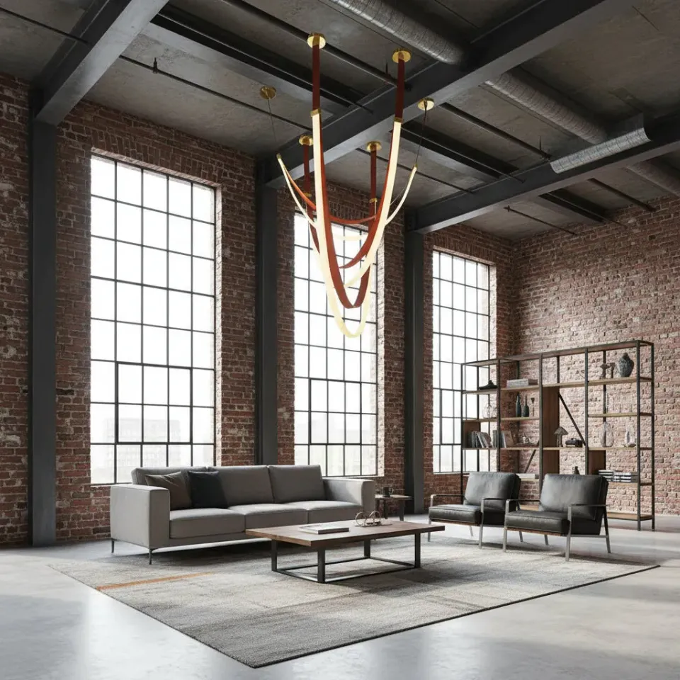 Alessandro Design Aria Largo candelabru LED 34W maro 4000K