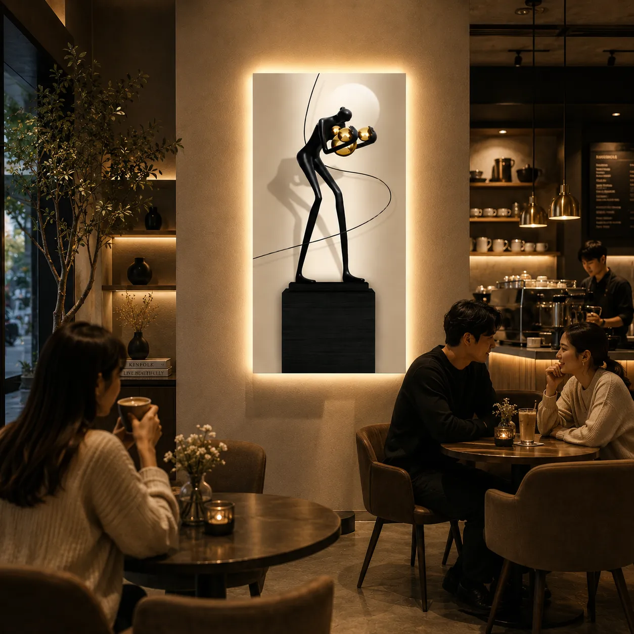Alessandro Design Dance of Spheres tablou LED 60x120cm 24W