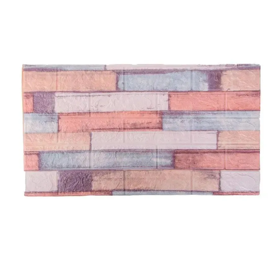 Alessandro Design tapet 3D autoadeziv cărămizi multicolor 10 buc