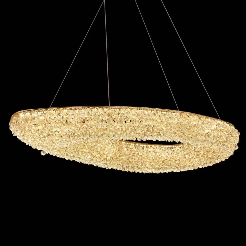 Alessandro Design PRUGU 65W candelabru LED auriu 80cm telecomanda