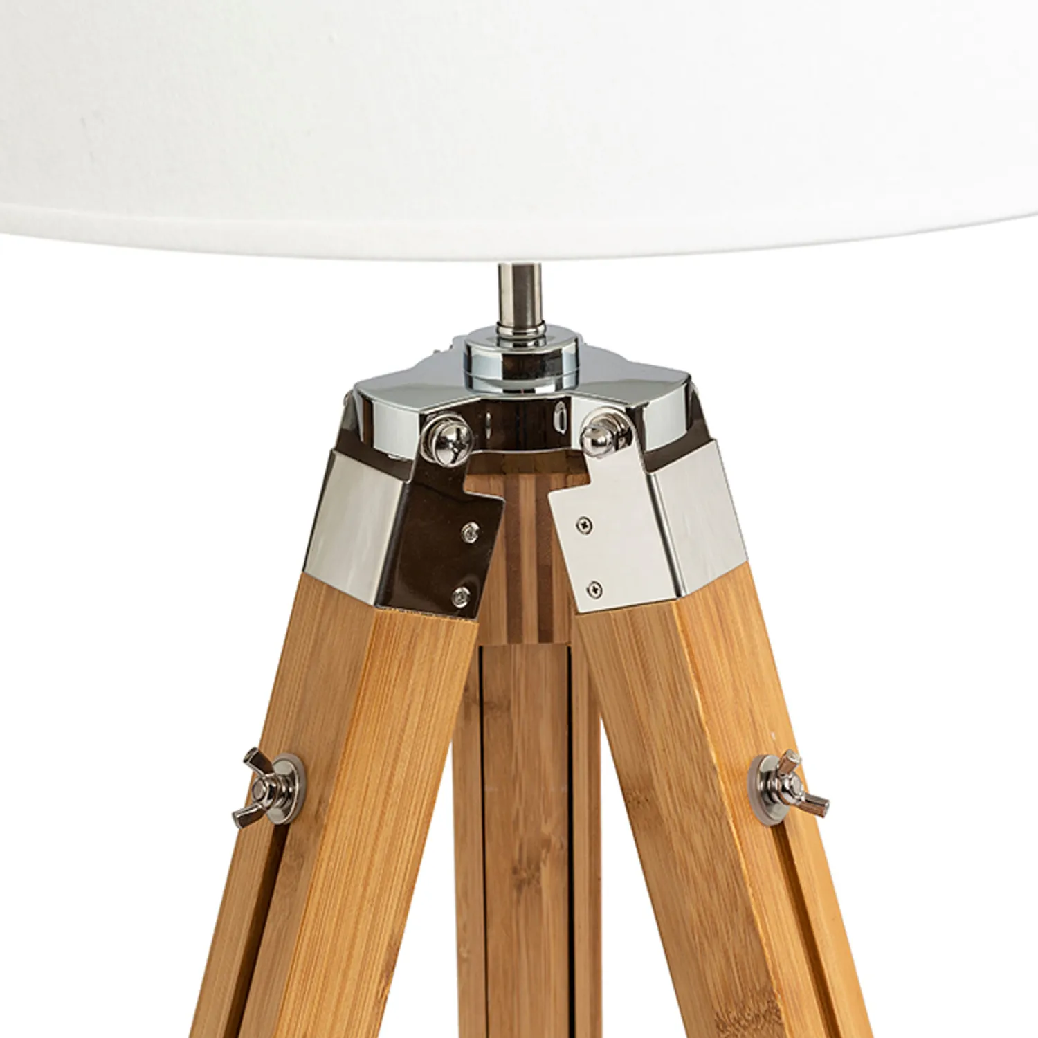 Rendl Light Studio Alvis baza lampadar bambus crom E27