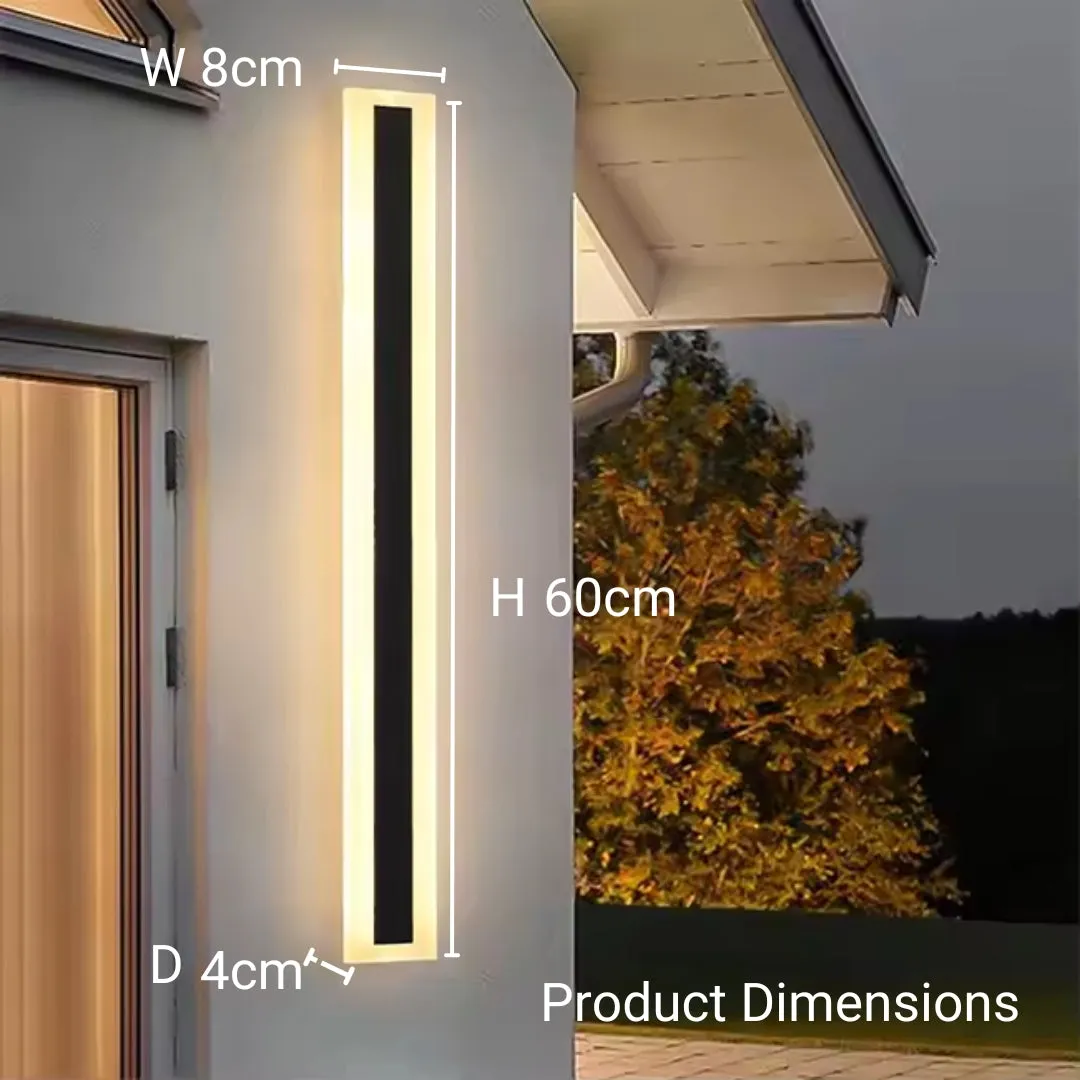 Alessandro Design Mack 8W aplica LED exterior neagra 60cm