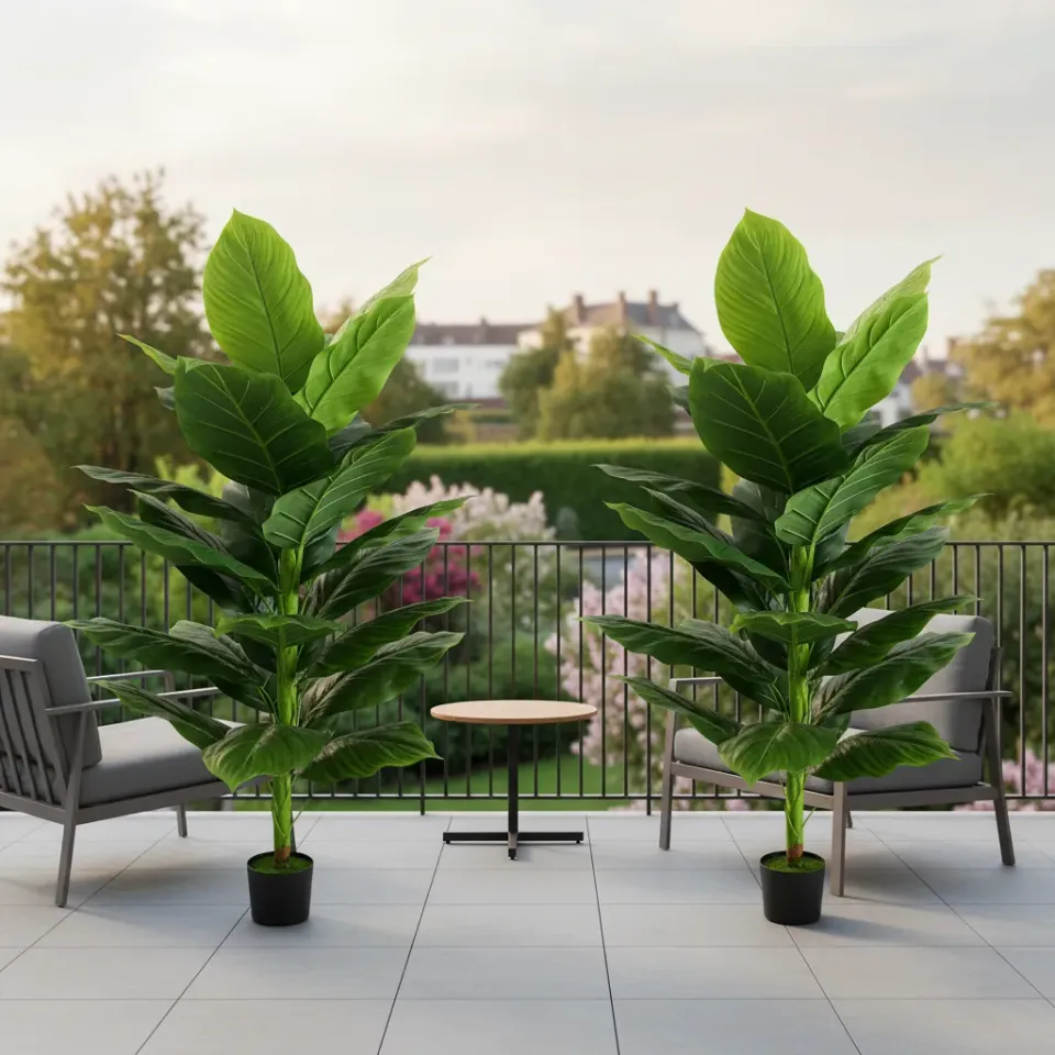 Alessandro Design Musa Banana Planta Artificiala Verde 150cm