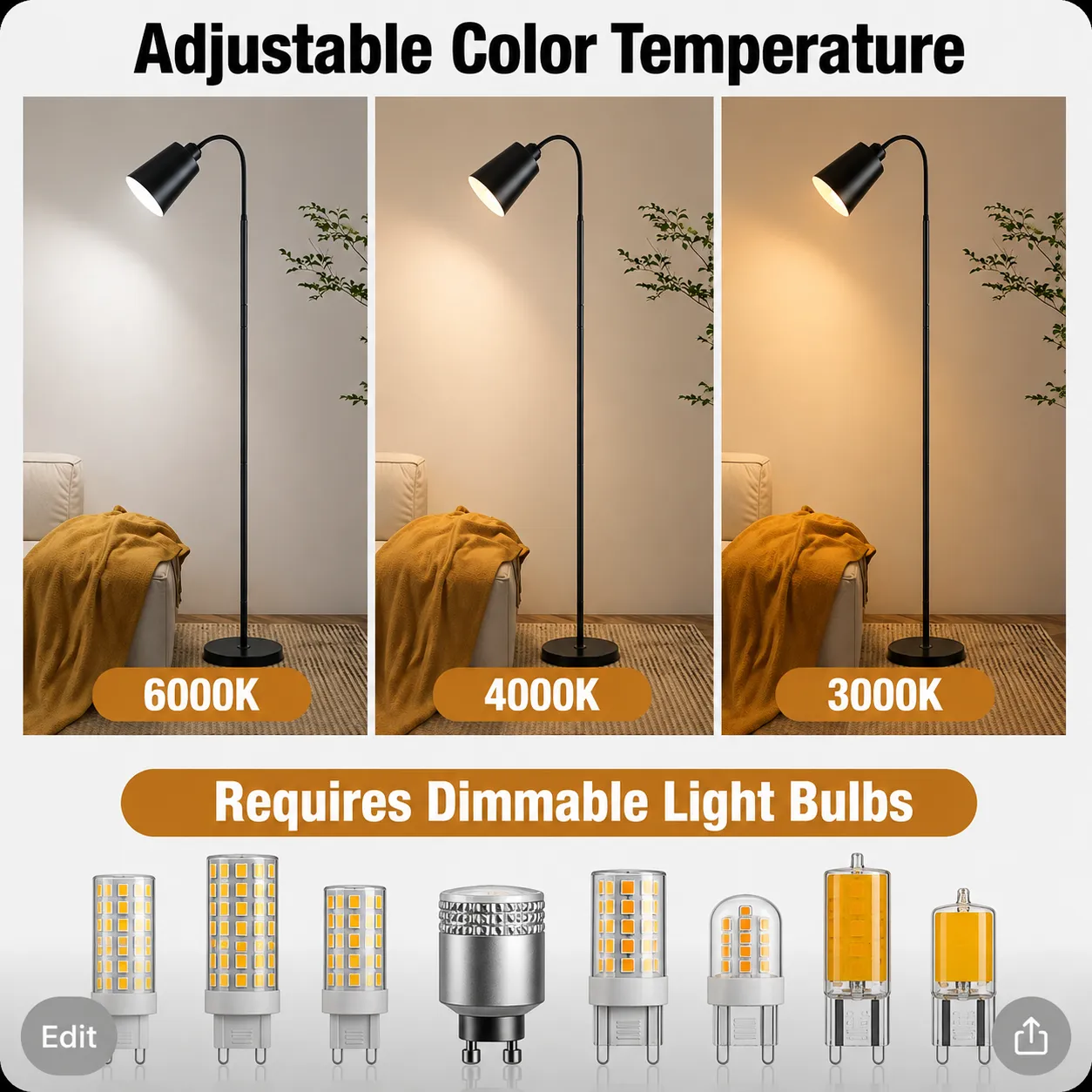 Alessandro Design Arkalyk lampadar E27 metal negru 140cm