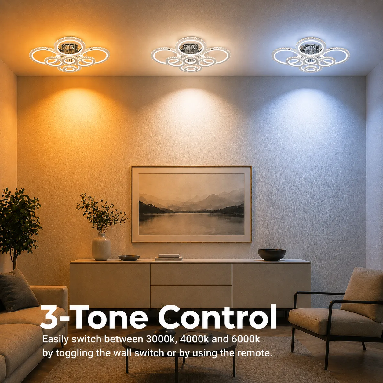 Alessandro Design Nova Rotonda lustra LED 239W RGB crom