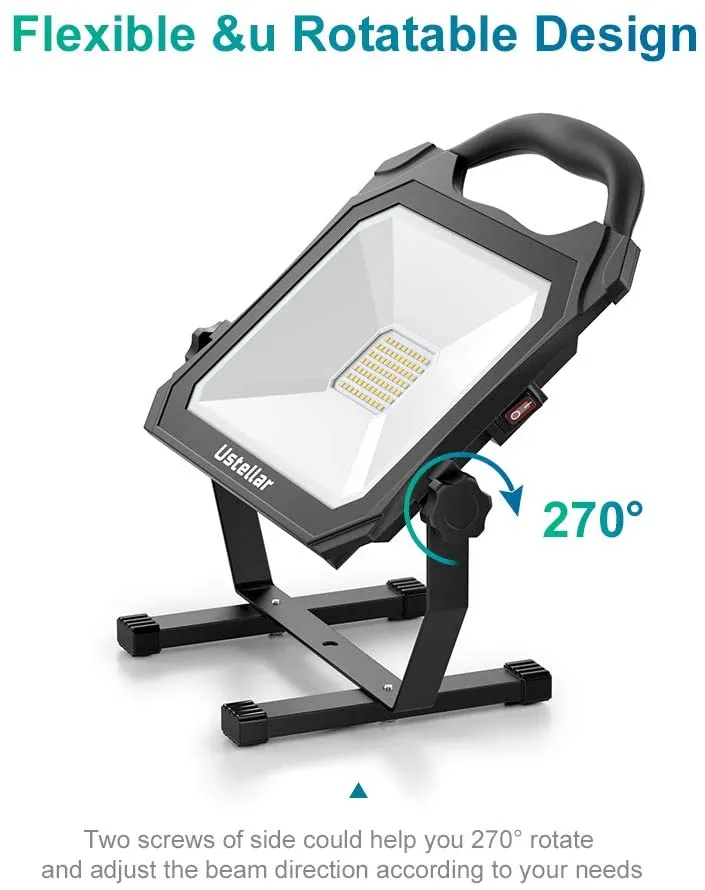 Ustellar lampă lucru LED 50W 5000lm ultra-subțire