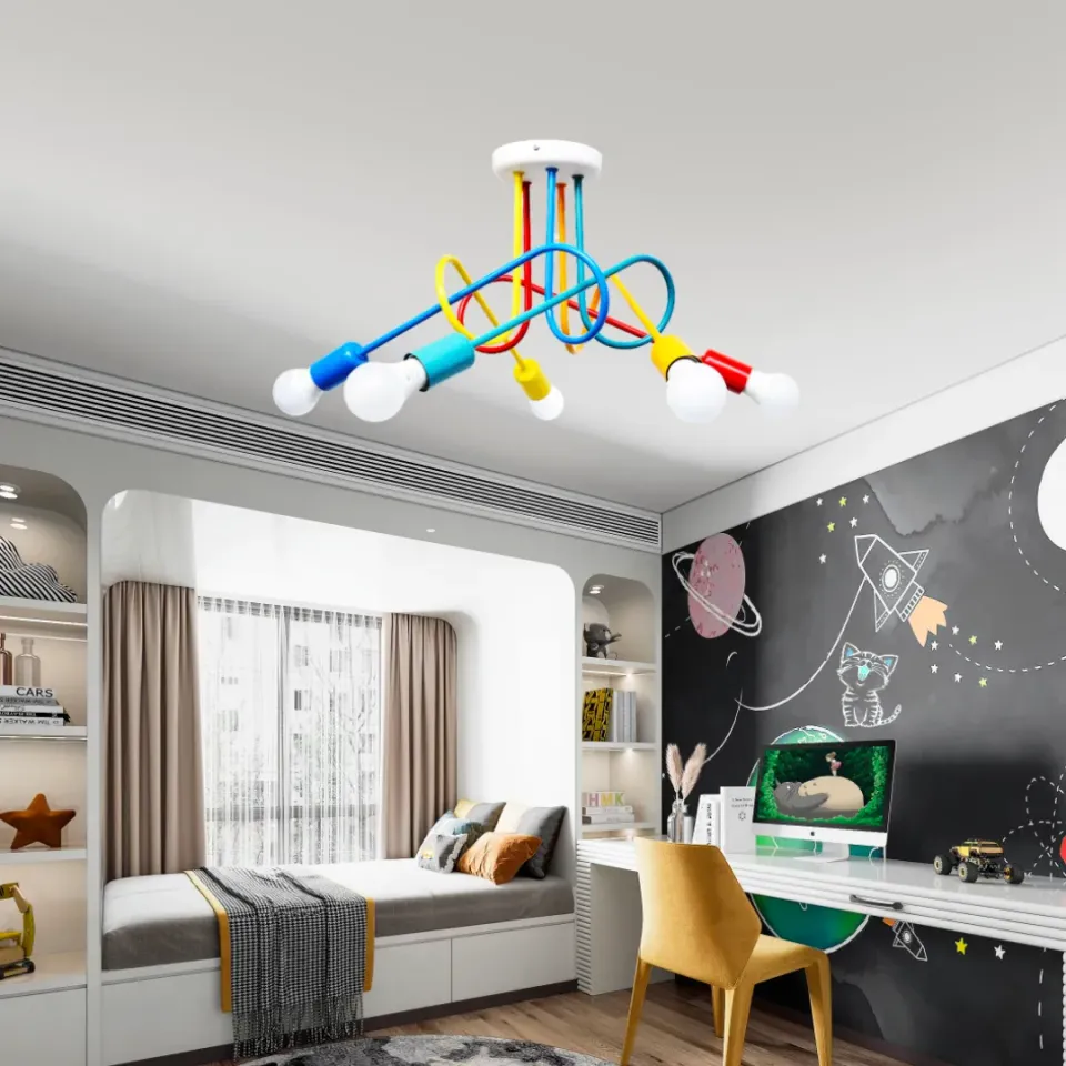 Alessandro Design Angiolo lustra 5xE27 multicolora