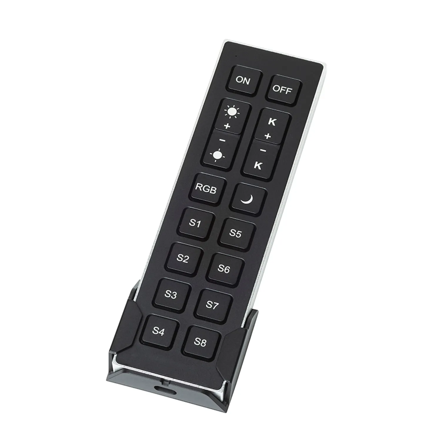 Rendl Light Studio Vega Tuya telecomandă 24V negru-argintiu