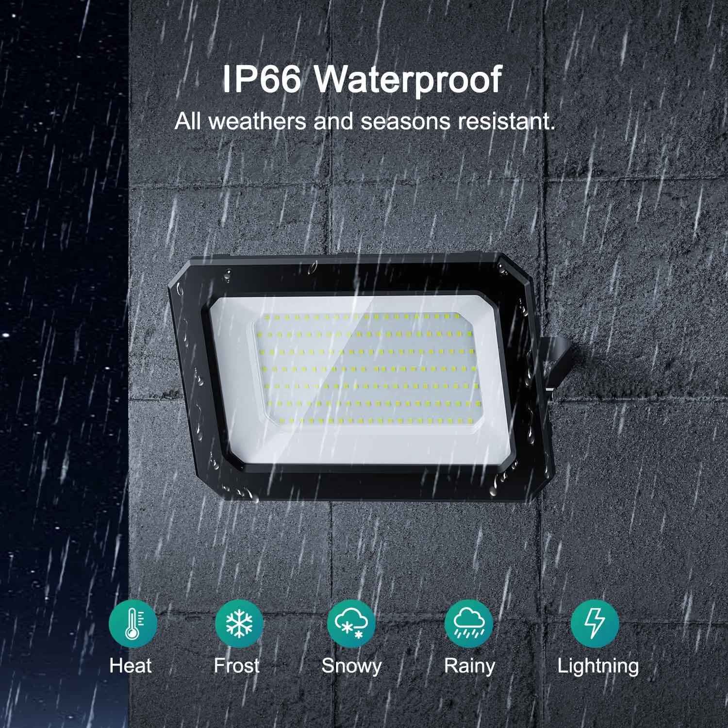 Ustellar 150W proiector LED exterior 2 buc 13500lm zi