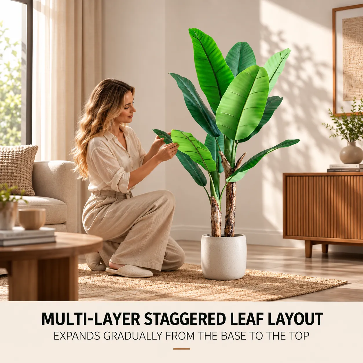 Alessandro Design Bananier Planta Artificiala 160cm