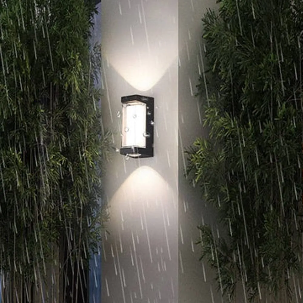 Alessandro Design AX217 aplica perete LED 2x10W neagra exterior