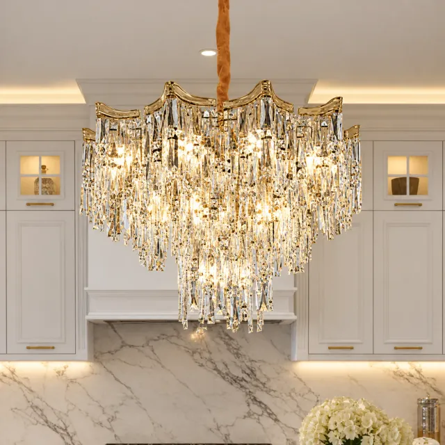 Alessandro Design Vetra Nobile 6xE14 candelabru 40cm auriu