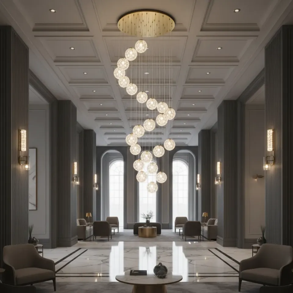 Alessandro Design Mille candelabru cristal auriu 60cm 25xG9