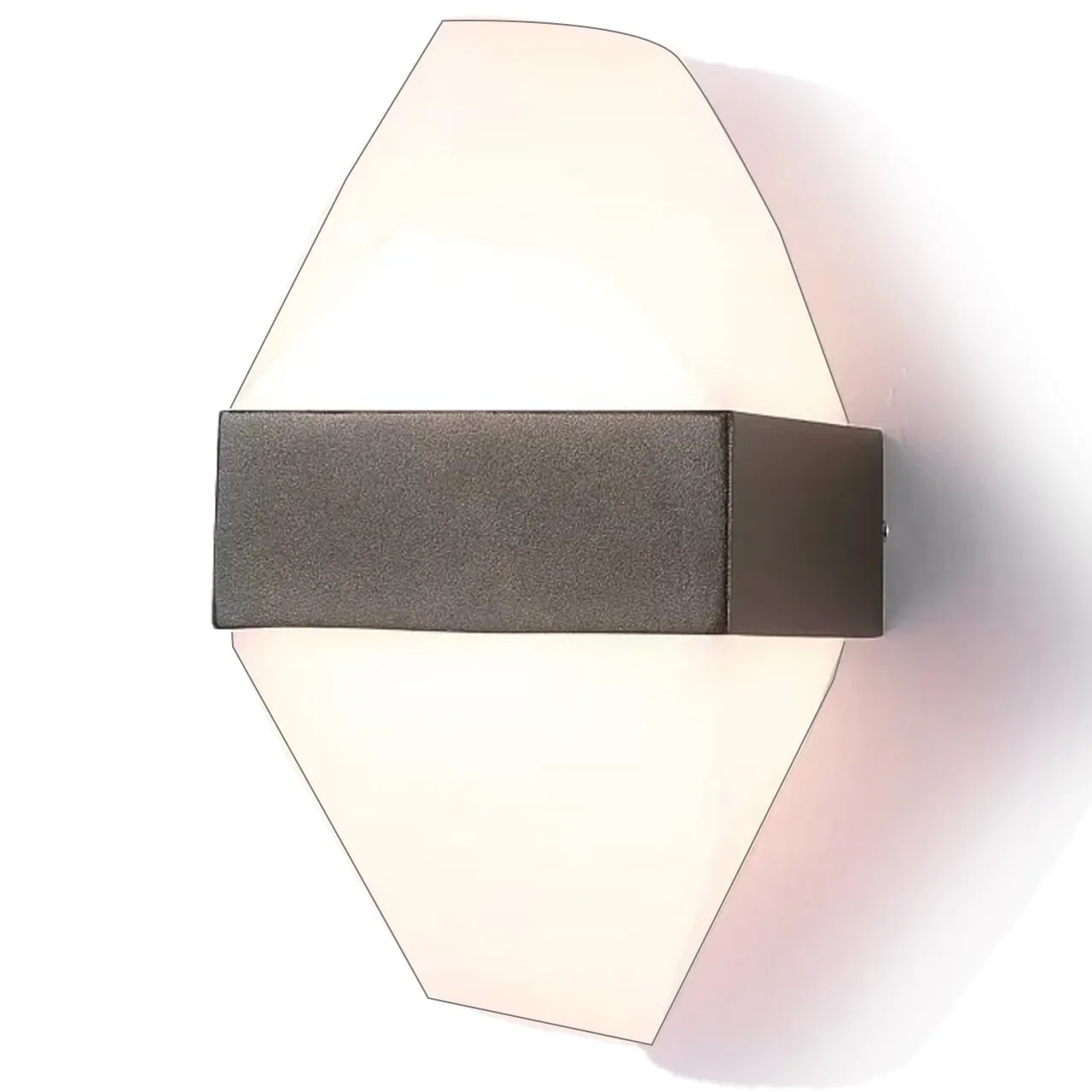 Alessandro Design Iceberg 10W aplică exterior LED negru IP65