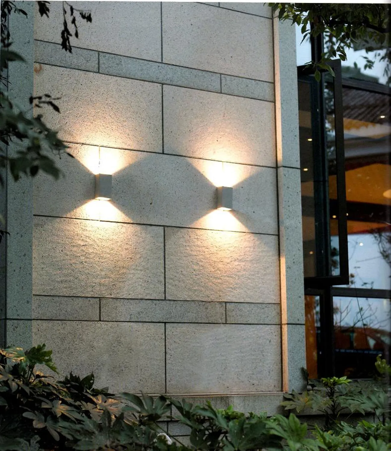 Rendl Dixie 10 aplica exterior aluminiu LED dubla