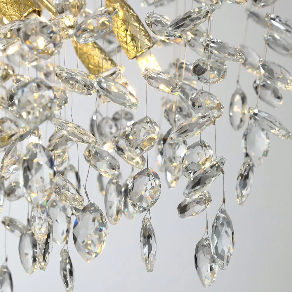 Alessandro Design WALTZ Rhapsody Candelabru Cristal Auriu 45cm