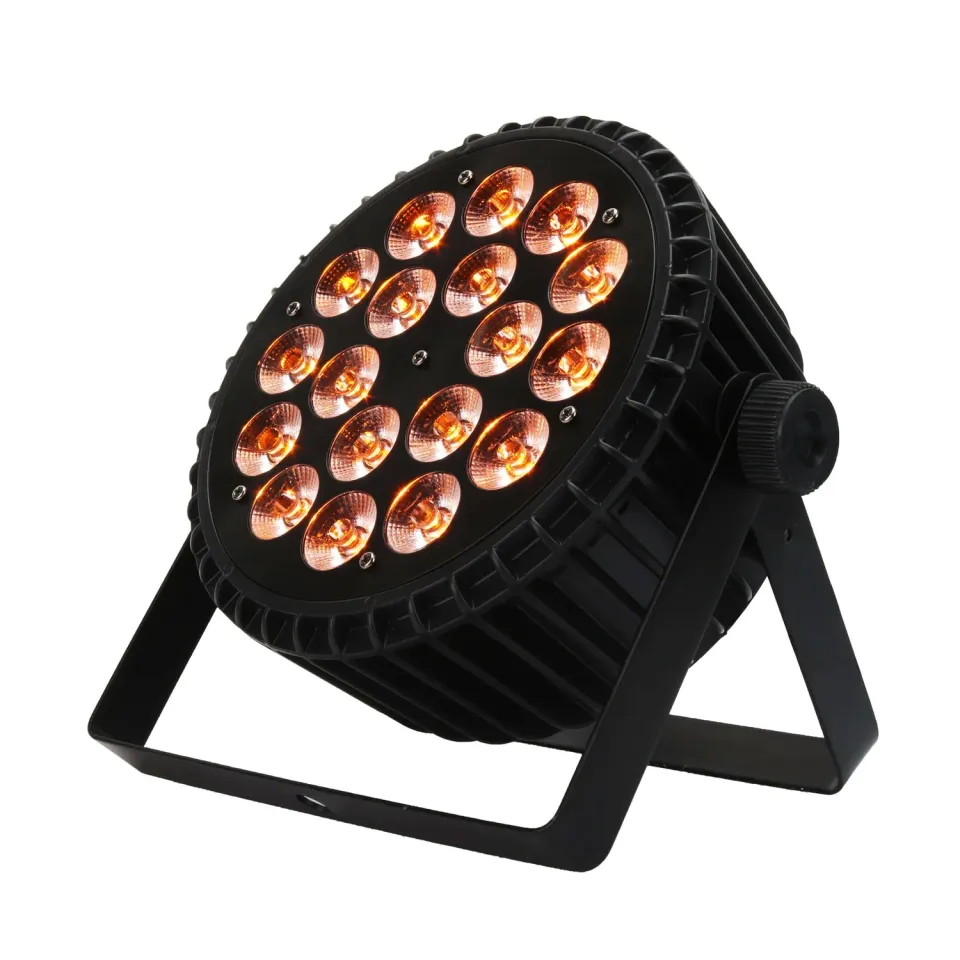 Shehds Par LED Plat 18x18W RGBWA+UV aluminiu