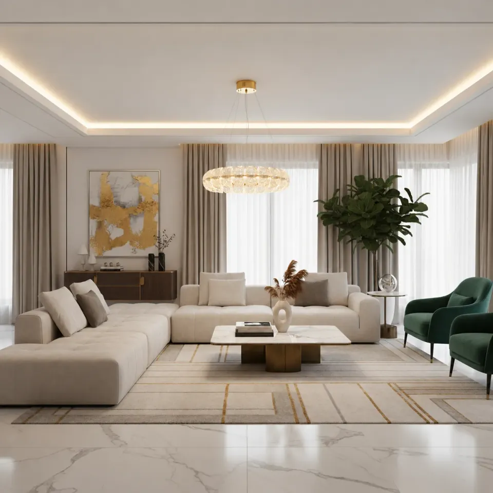Alessandro Design MAYON Supremo candelabru LED auriu 80x80
