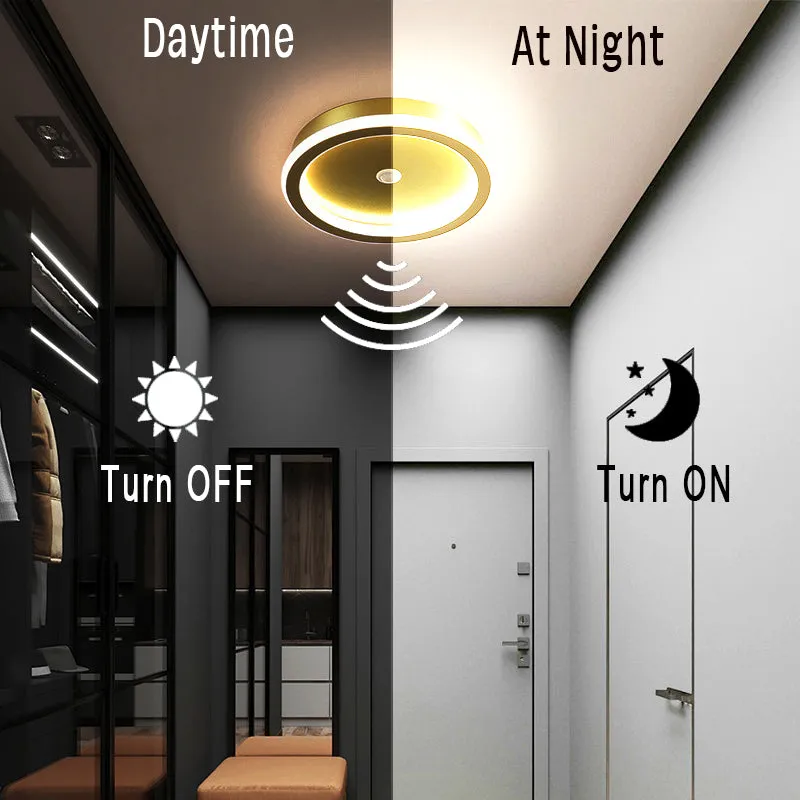 Alessandro Design PS500BK lustra LED senzor 28W neagra 3 culori