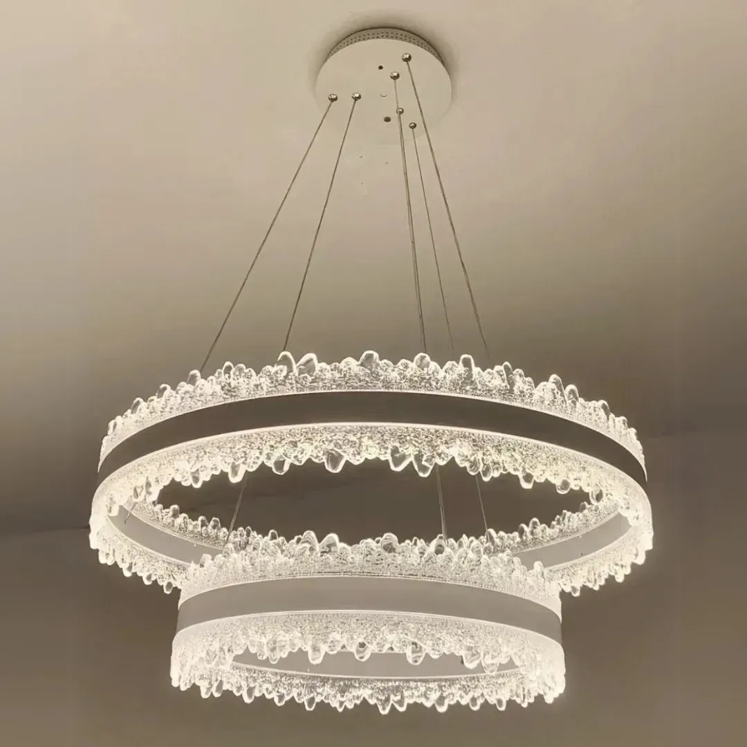 Alessandro Design Nivalis Duo lustra LED 127W aurie