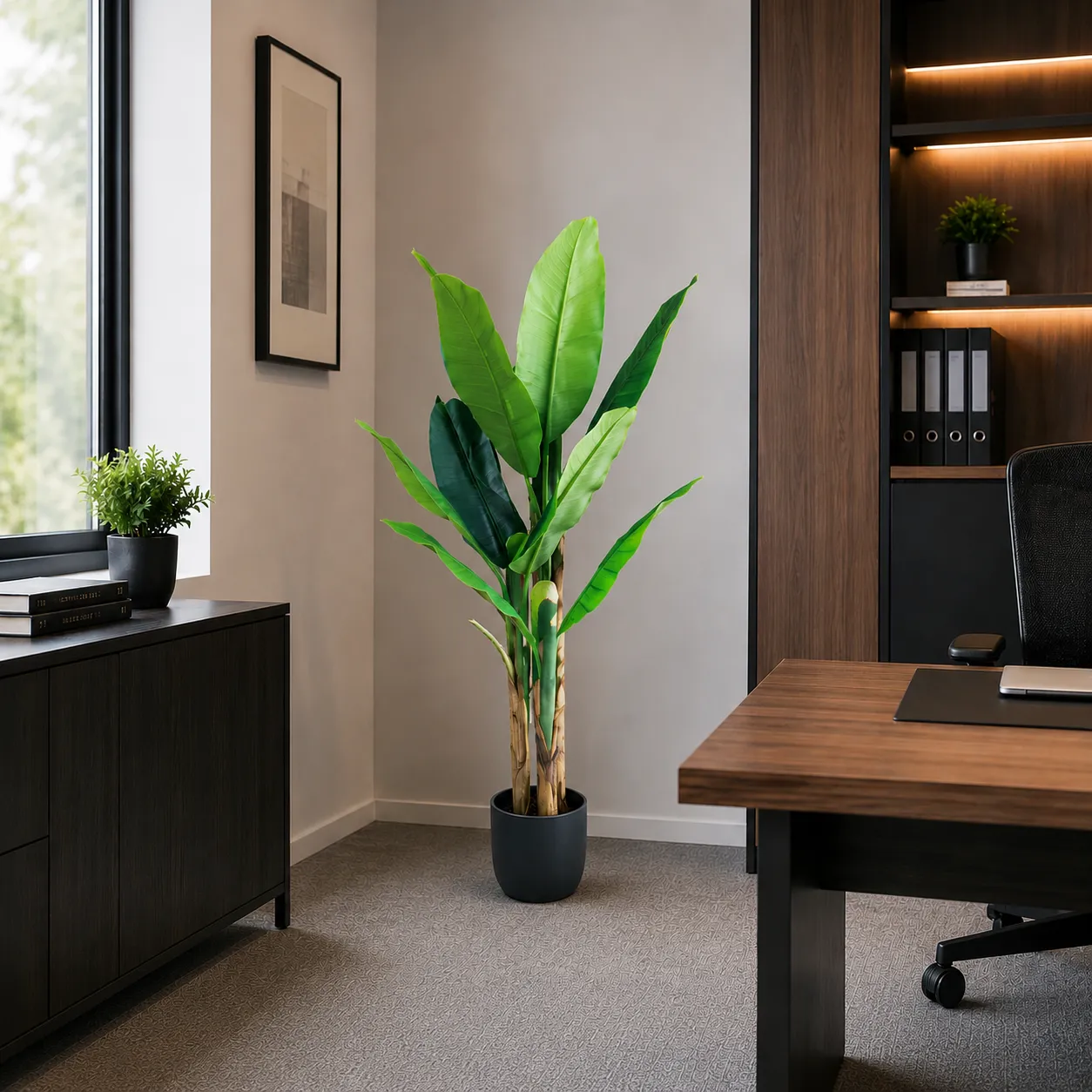 Alessandro Design planta artificiala bananier 140cm cu ghiveci
