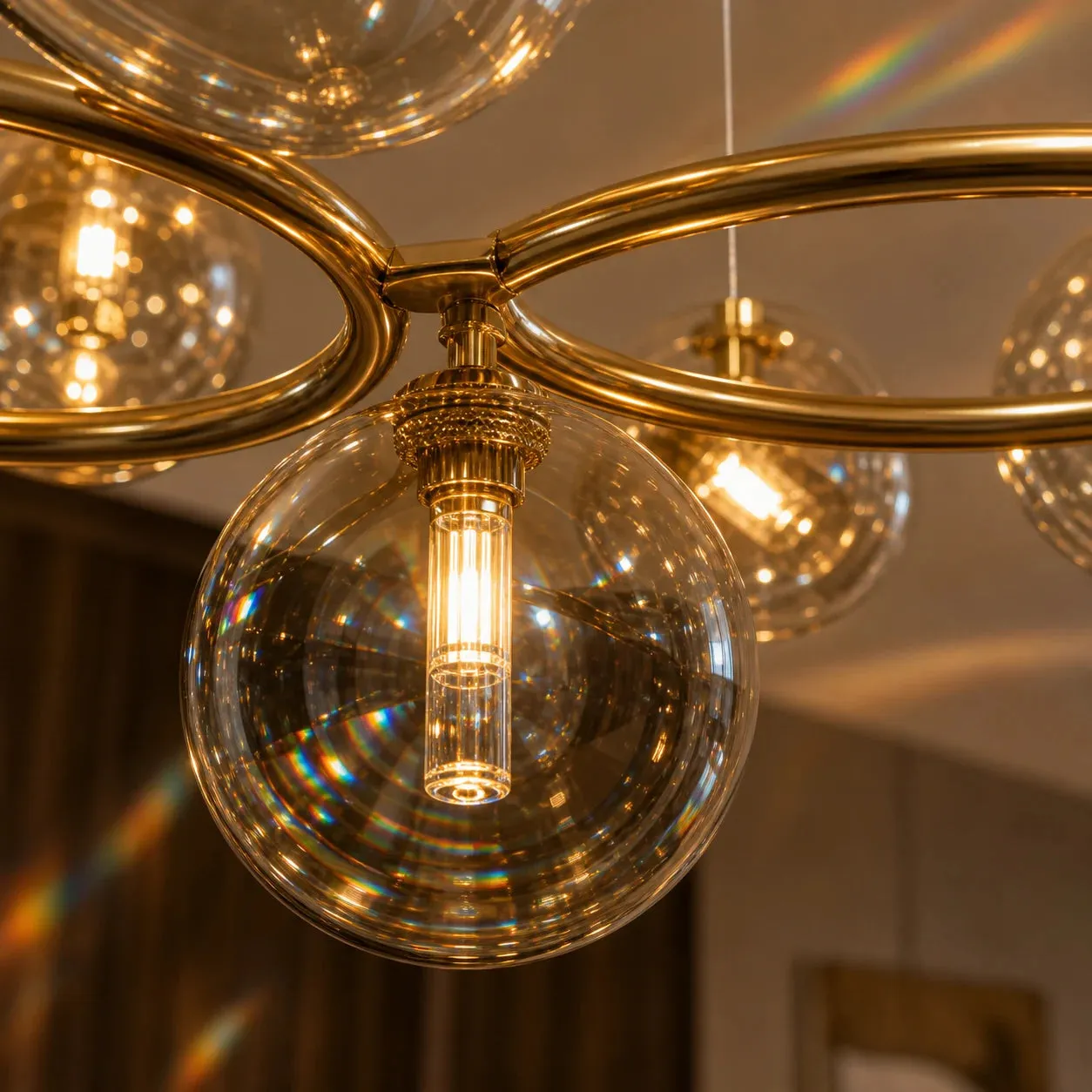 Alessandro Design Venere Luce lustra aurie 7xG9